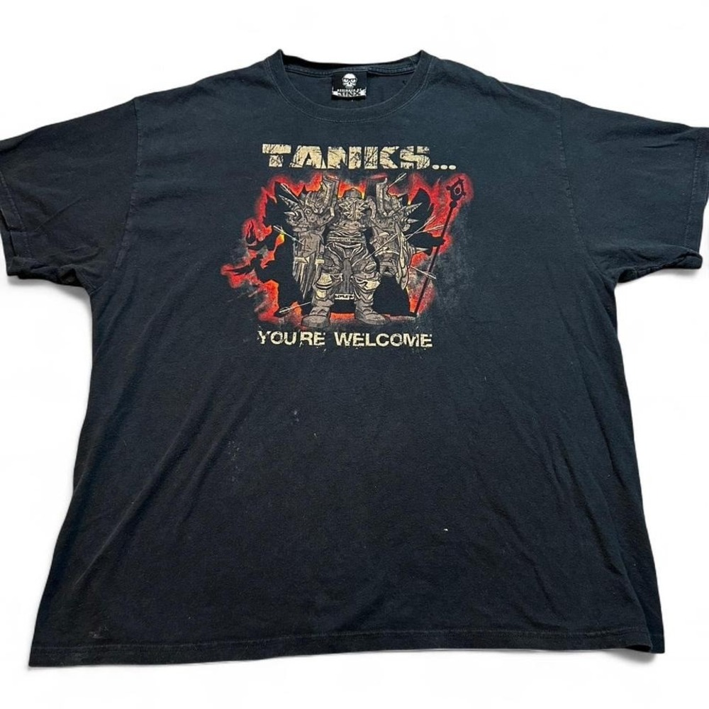 World Of Warcraft Shirt Adult‎ XL Black Tanks Jinx Blizzard Entertainment